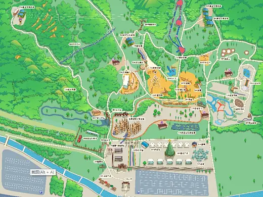 恒山景区手绘地图在紧急疏散与救援中的重要作用 ？